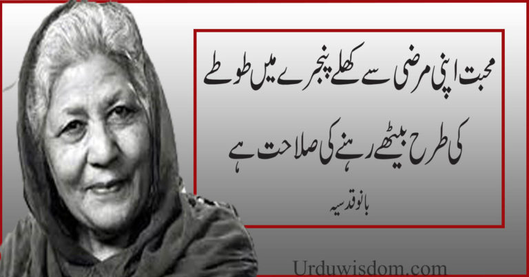 bano qudsia quotes