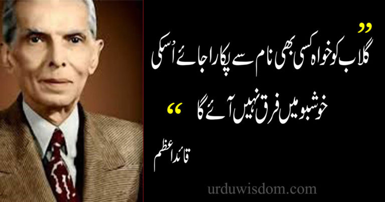100 Best Quaid e Azam Quotes for Students in Urdu 9