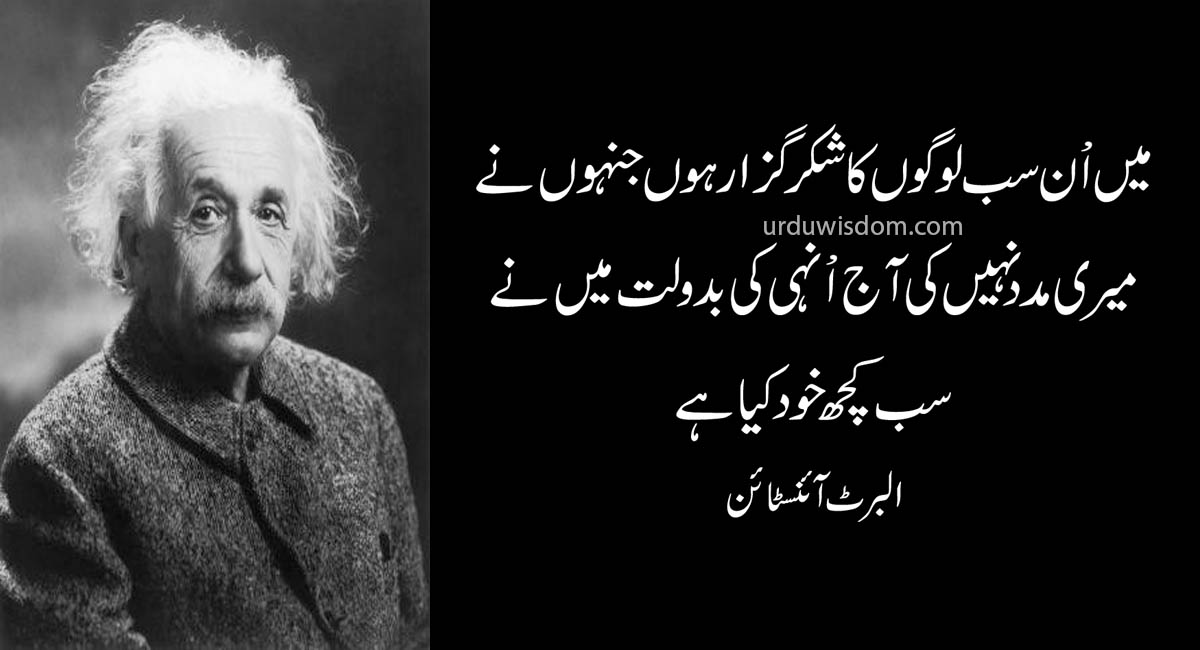 Top 20 Albert Einstein Quotes In Urdu 14