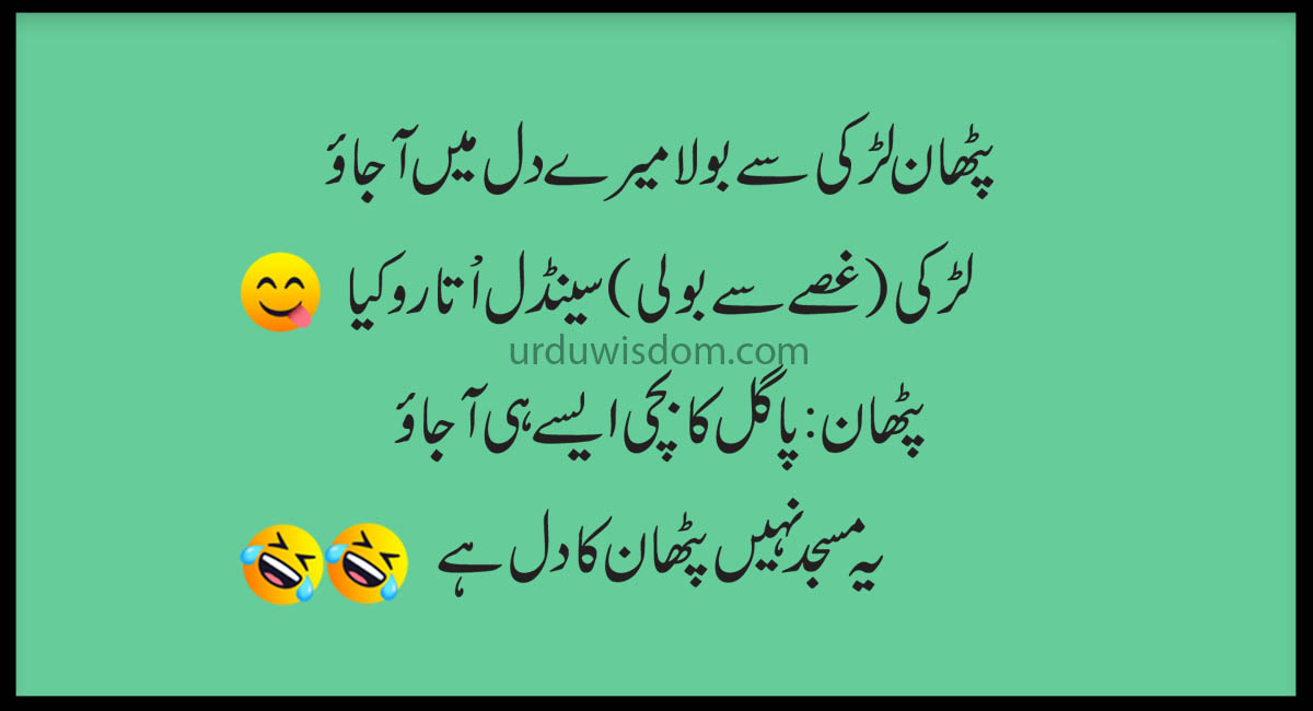 Short Funny Jokes In Urdu