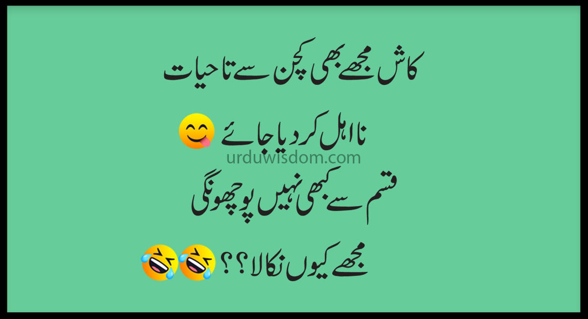 Best Funny Jokes in Urdu-Funny Quotes 2020 - Urdu Wisdom