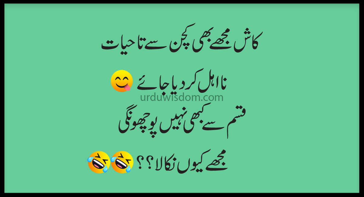 Best Funny Jokes In Urdu-Funny Quotes 2020 - Urdu Wisdom