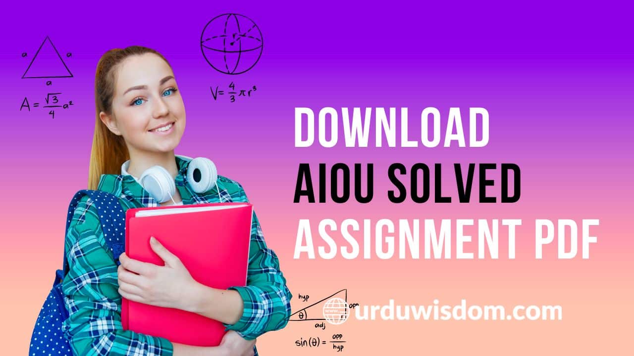aiou b.ed solved assignment 2023